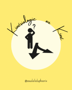 Illustration représentant une personne hésitant entre la kinésiologie et la kinésithérapie, symbolisant le choix entre deux approches d’accompagnement