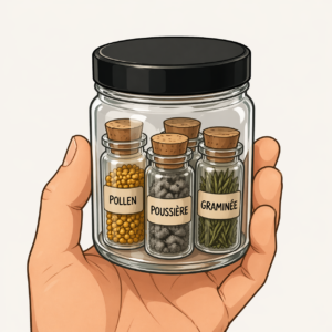 Image illustrant la méthode total reset pour les manifestations d’allergies saisonnières.
